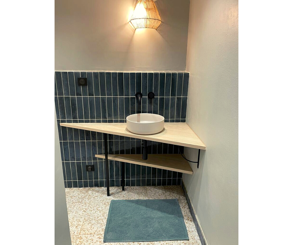 Sol de salle de bains - Granito